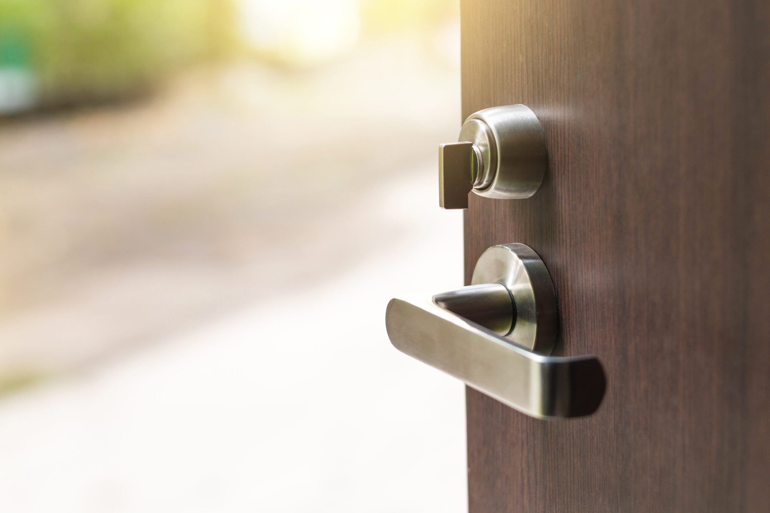 the lock of a door in Melbourne