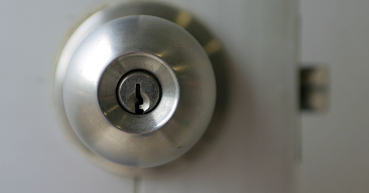 a standard lock close up