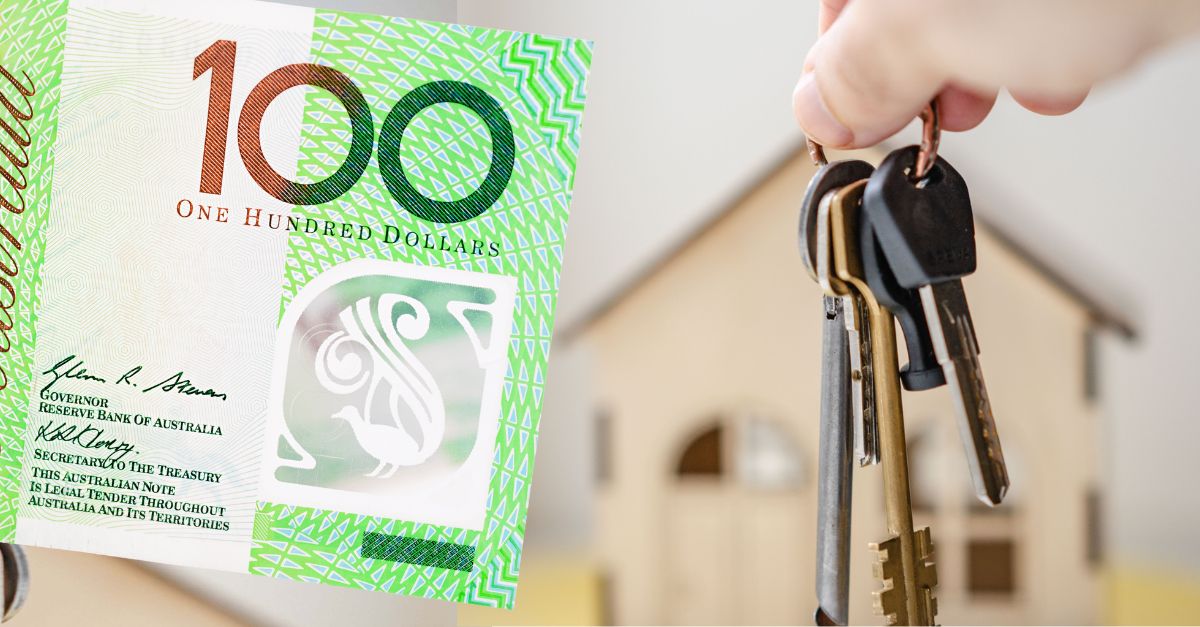 Money and keys for someone who is locked out