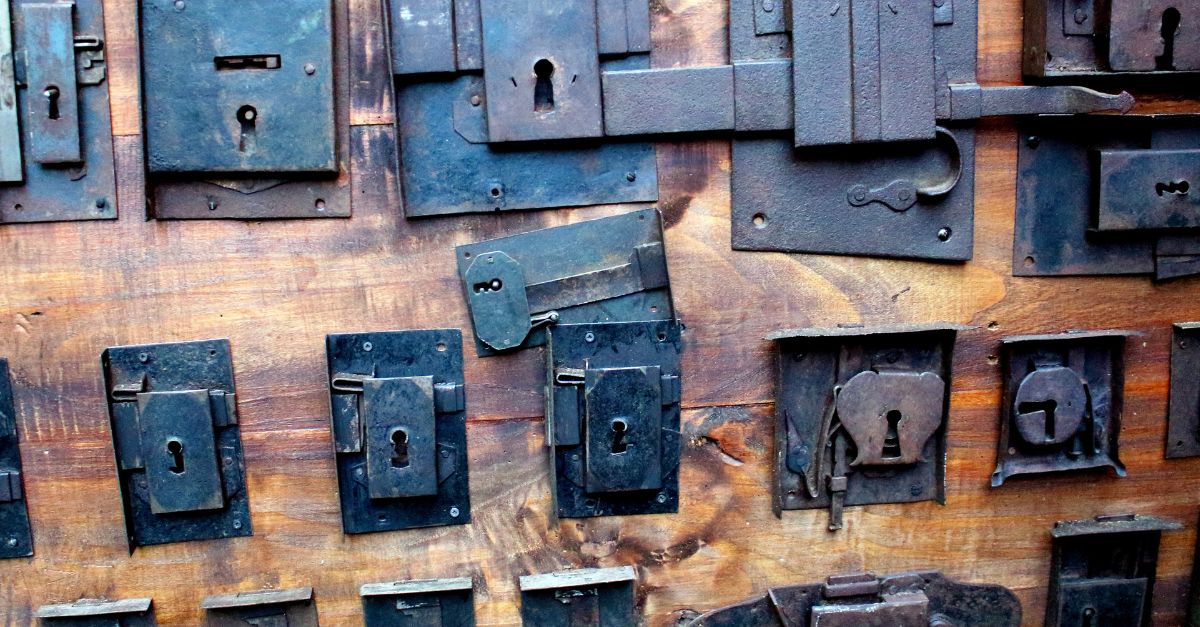 a collection of old locks